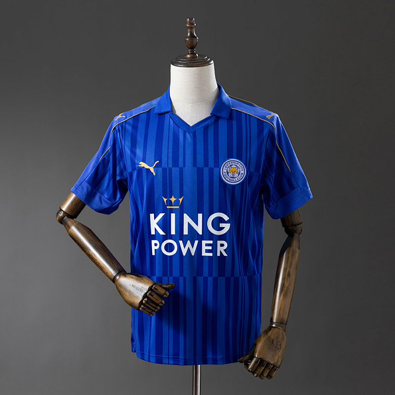 Camiseta retro de local del Leicester City 16-17, tallas S-XXL